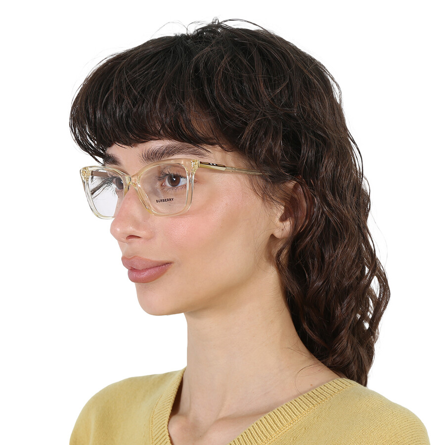 Burberry Caroline Demo Cat Eye Ladies Eyeglasses Be2345 3852 52 In Red