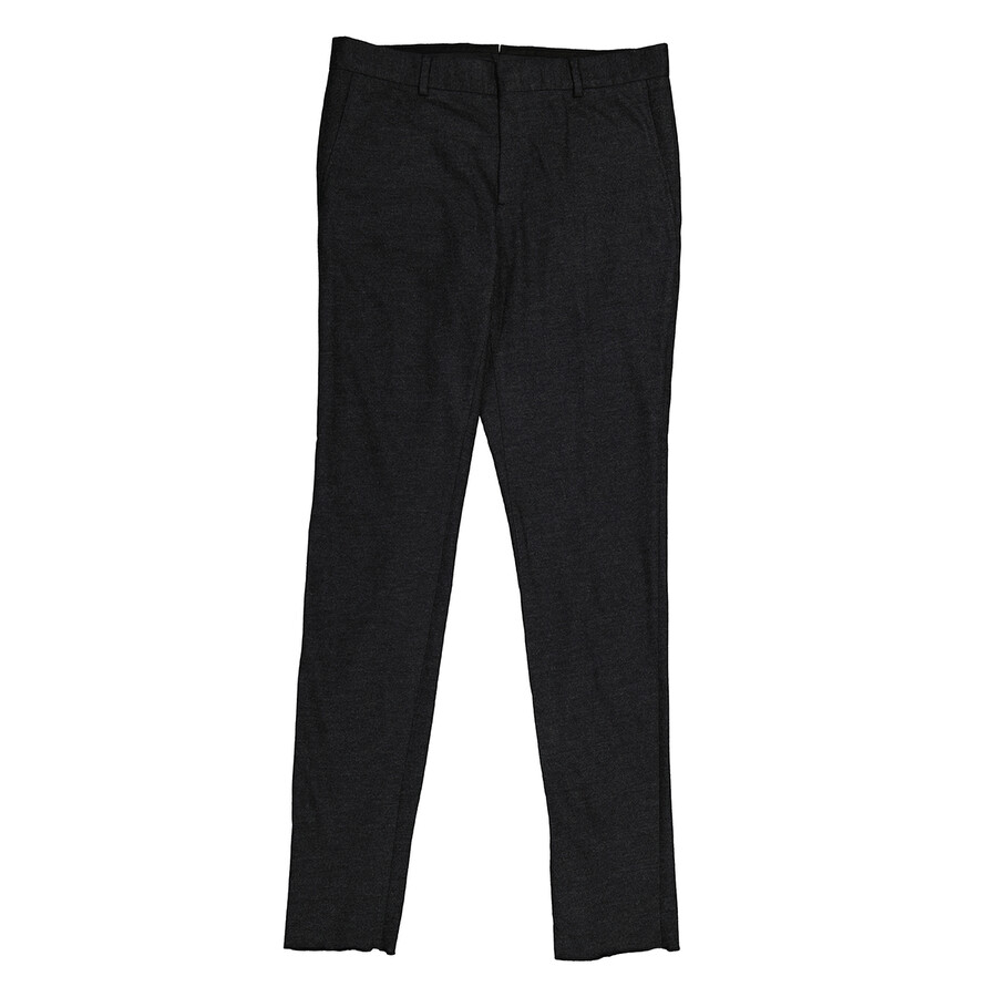 Charcoal Melange Savile Trousers