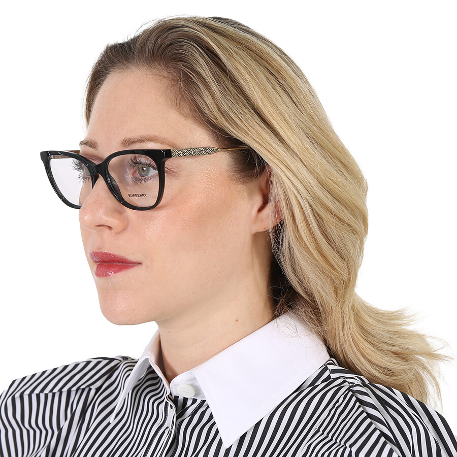 Burberry Charlotte Demo Cat Eye Ladies Eyeglasses Be2333 3001 53 In Black