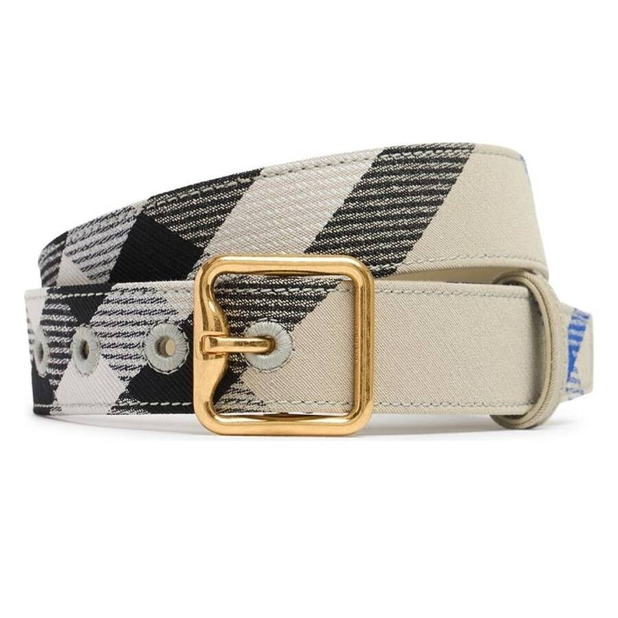 Burberry Check B Buckle Belt