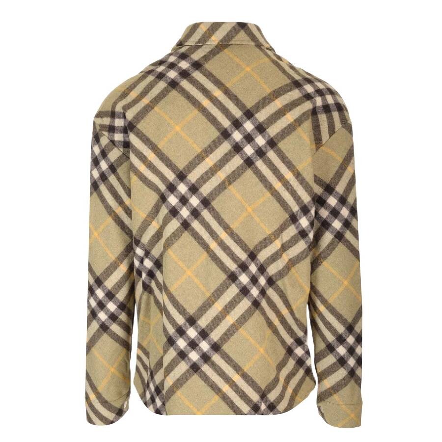 Burberry Check Wool Blend Overshirt