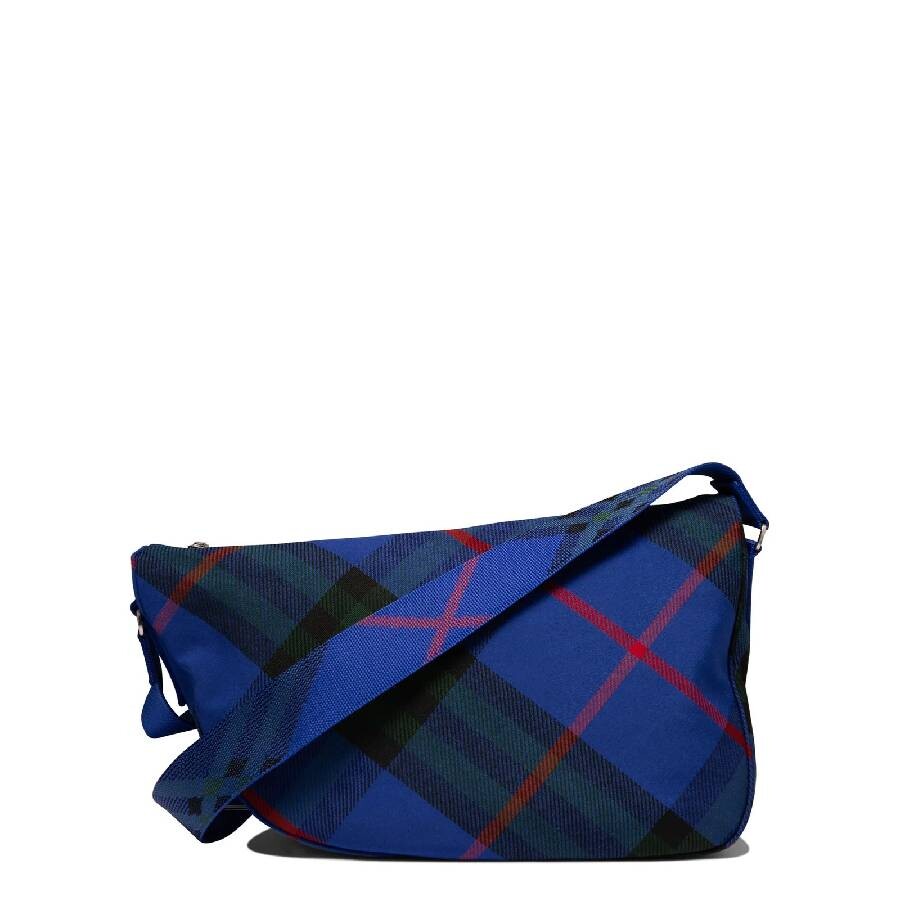 Burberry Check Pattern Shield Messenger Bag