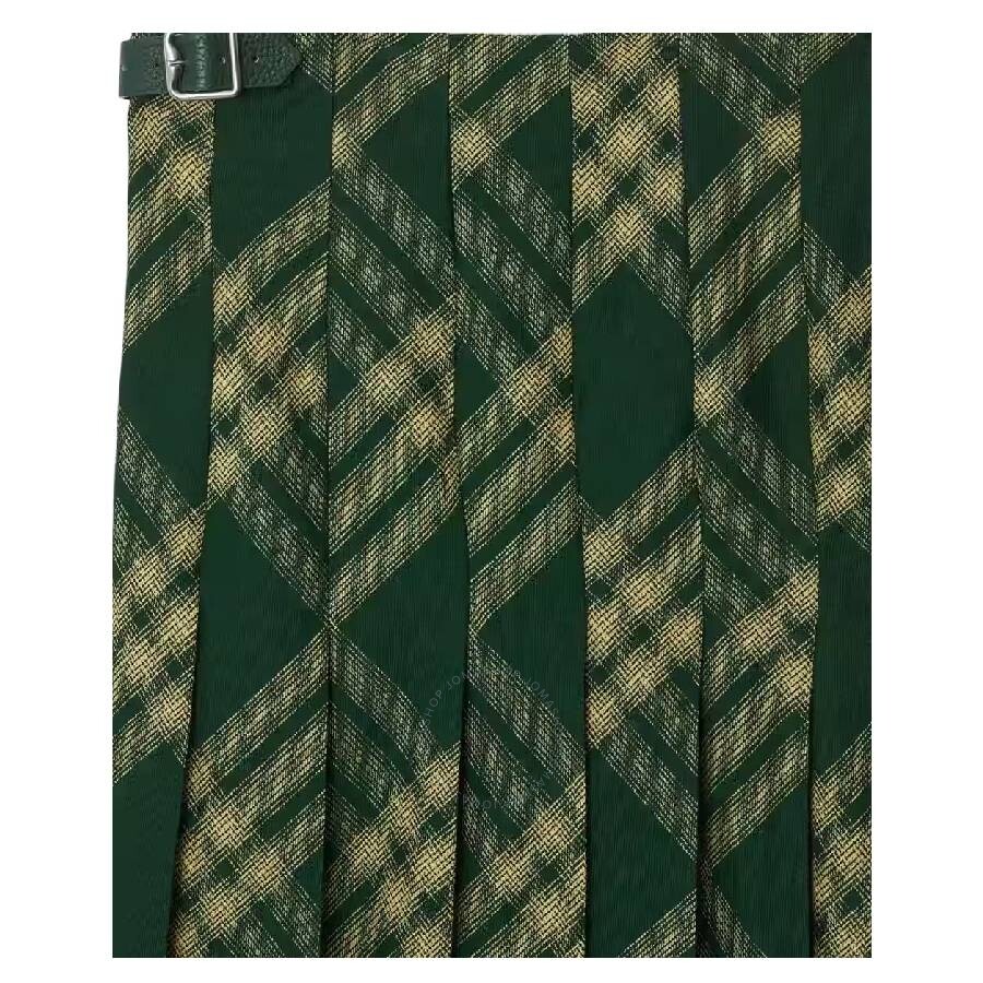 Burberry Maxi Kilt With Check Pattern