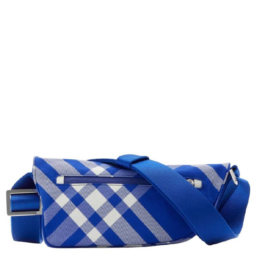 Burberry Shield Check Faux Leather Crossbody Bag