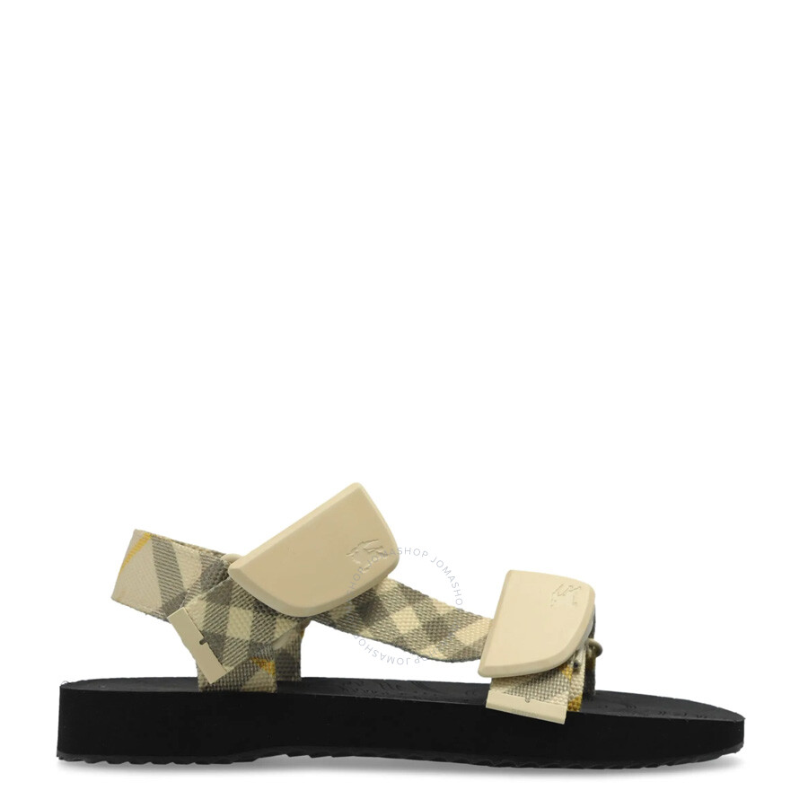 Burberry Check Trek Double-Strap Sandals, Brand Size 36 ( US