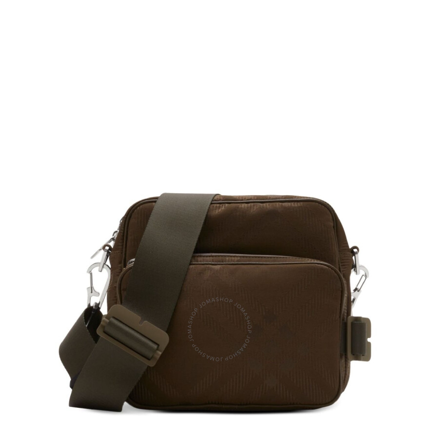 Leather crossbody bag Burberry Black in Leather - 45796530