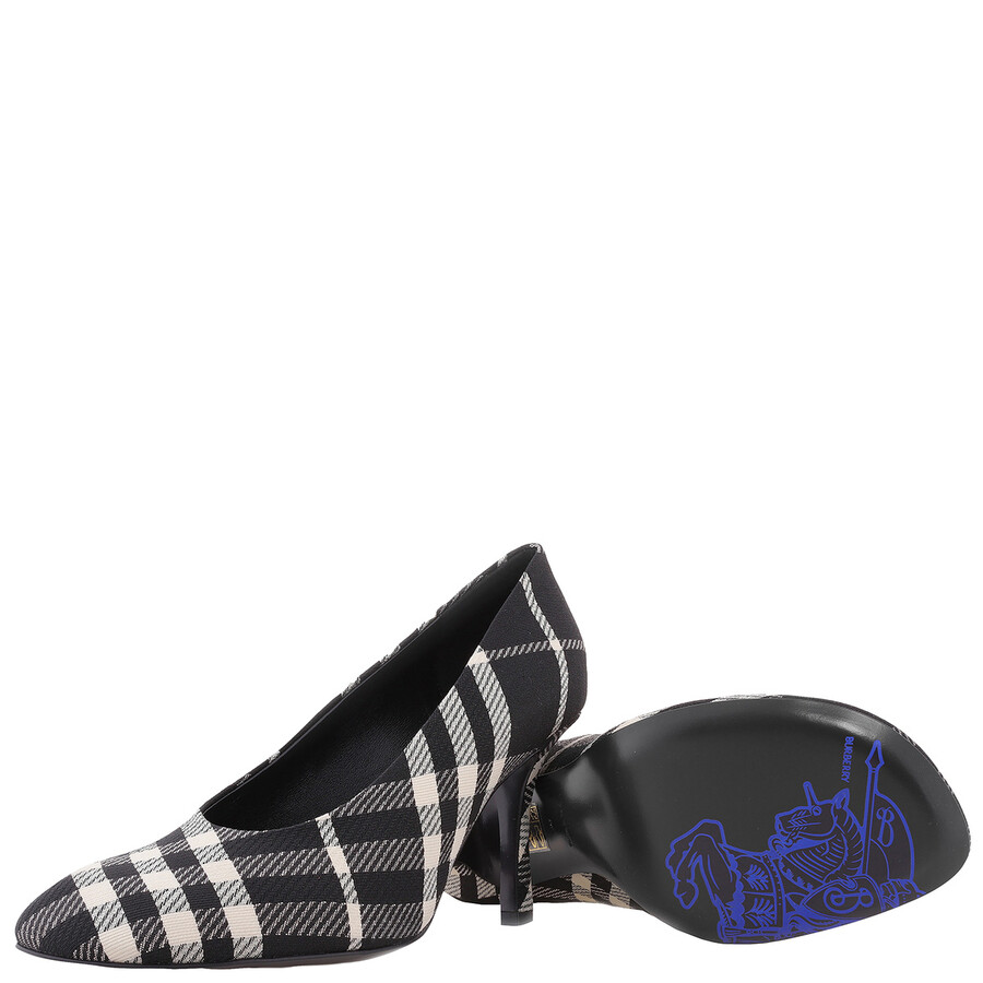 Burberry Woman Pumps Black Size 7 Textile Fibers