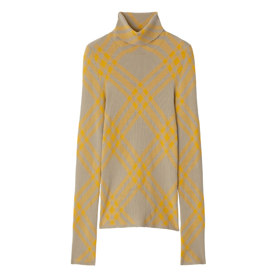 Burberry Checked Wool-blend Jumper
