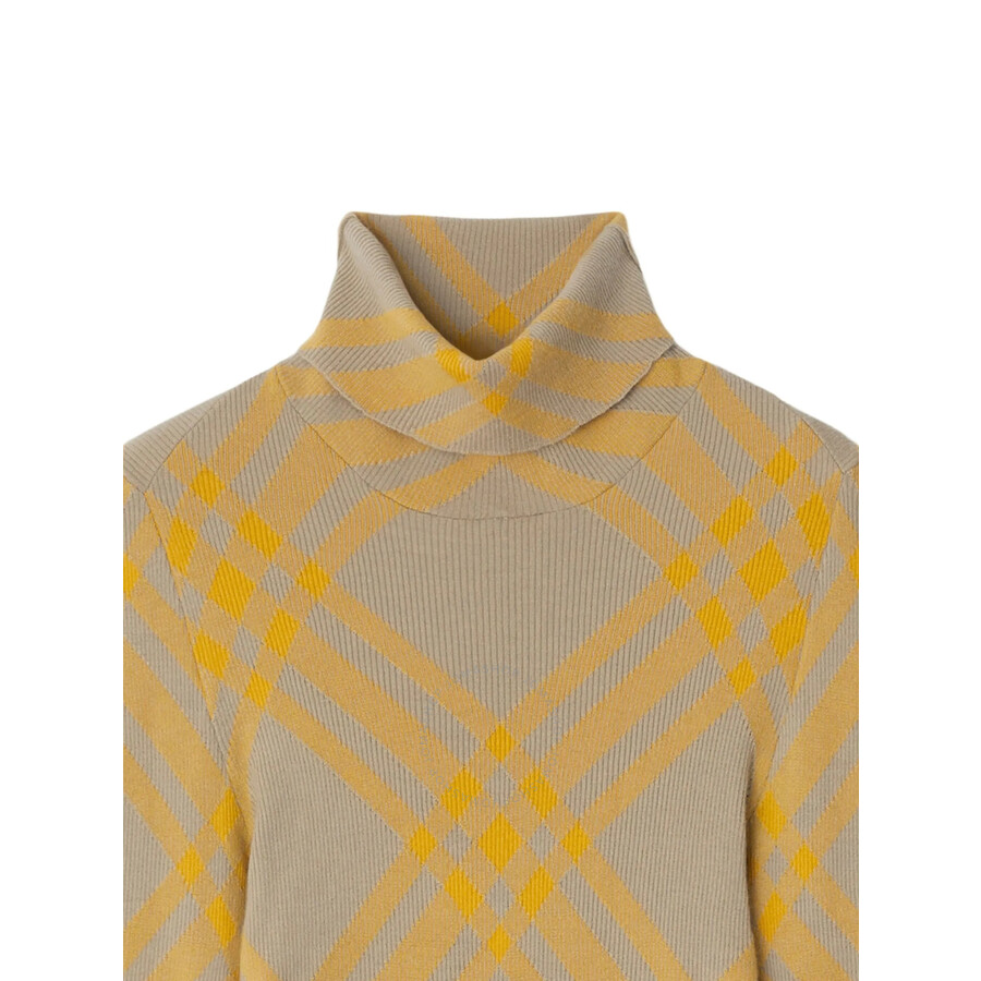 Burberry Checked Wool-blend Jumper
