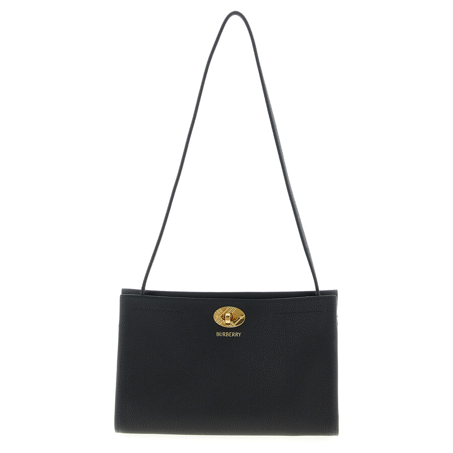 Burberry Cotswolds Shoulder Strap Clutch Bag In Black