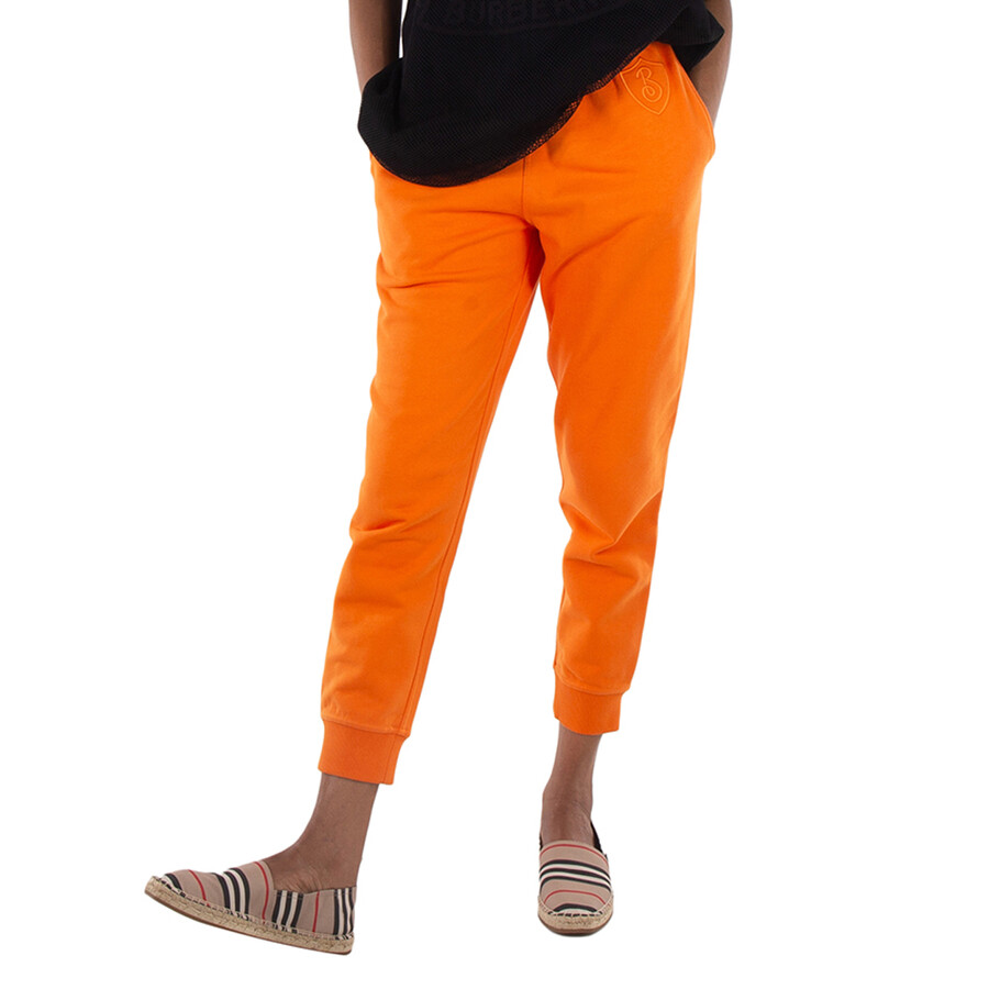 Cotton Embroidered Logo Patch Joggers