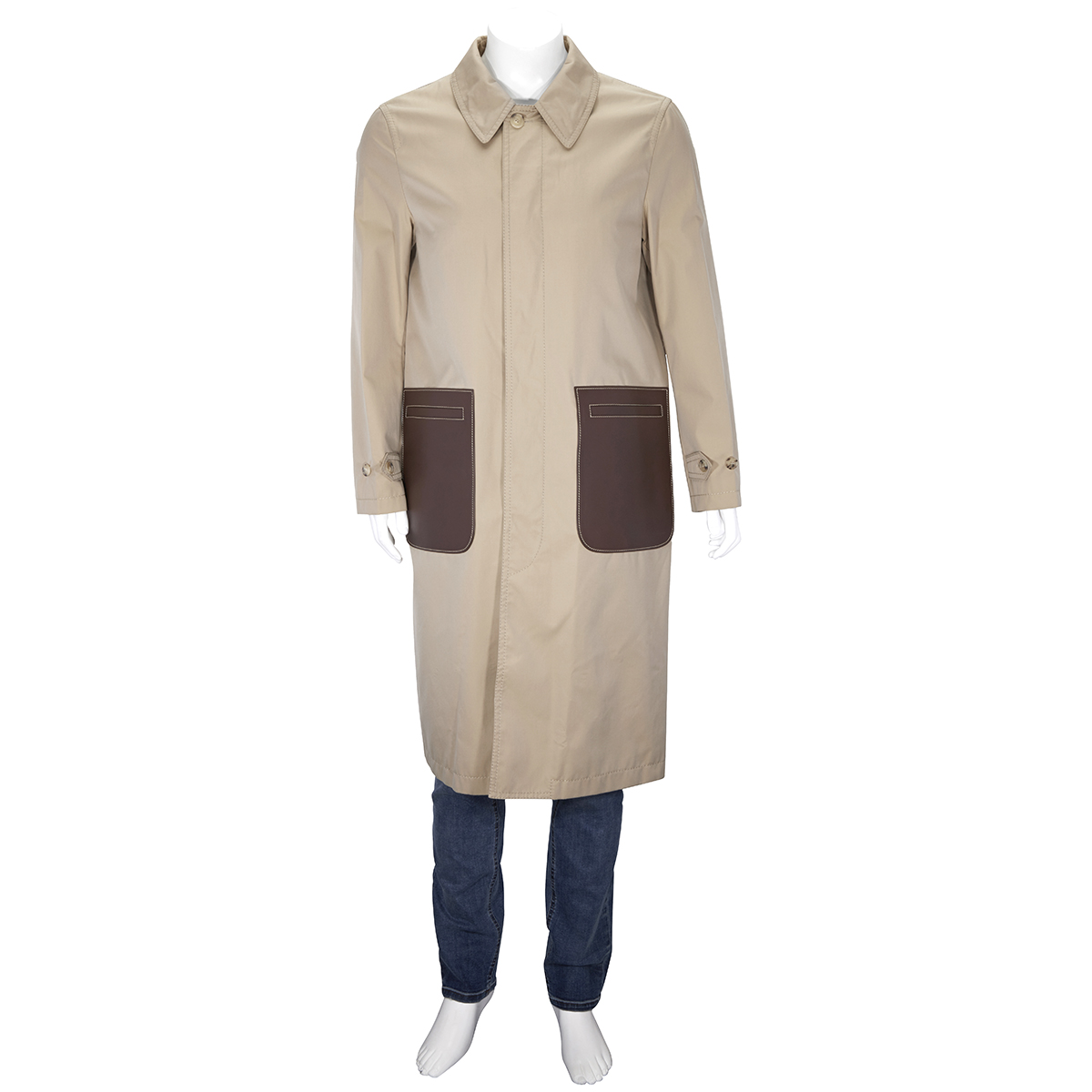 Burberry Cotton Gabardine Car Coat With 