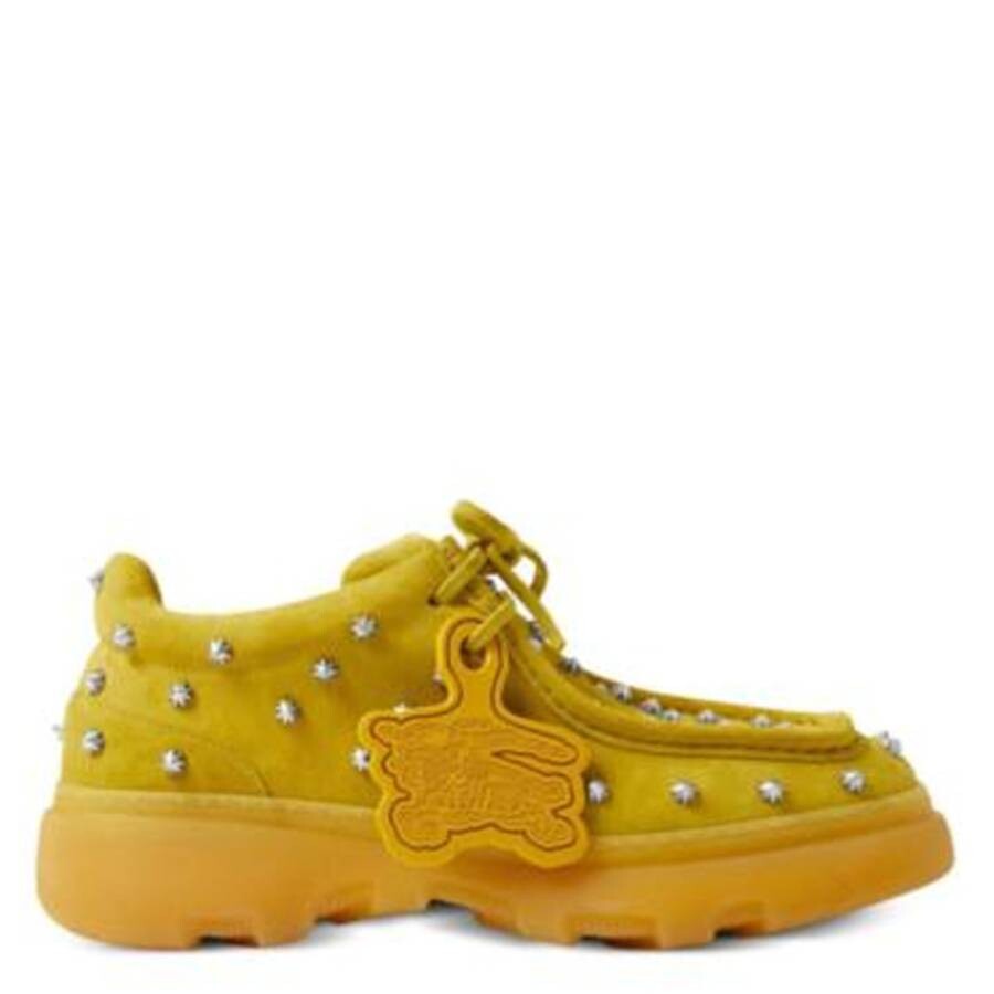 Burberry Creeper Studded Suede Boots