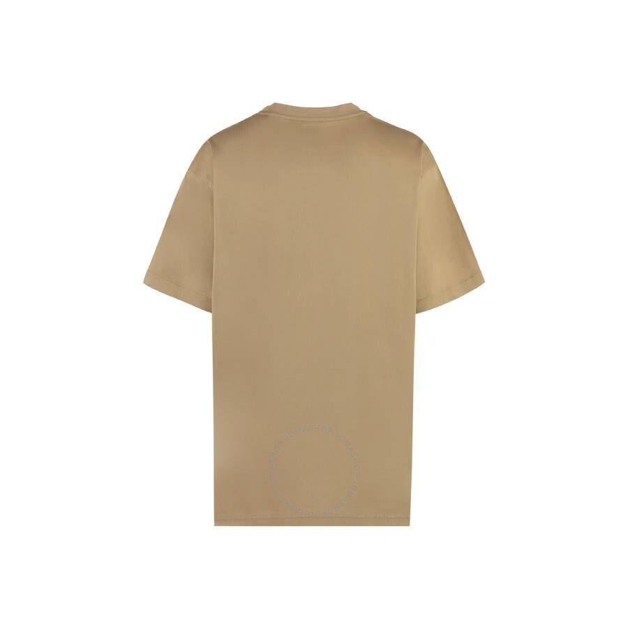 Burberry Crewneck T-shirt In Beige