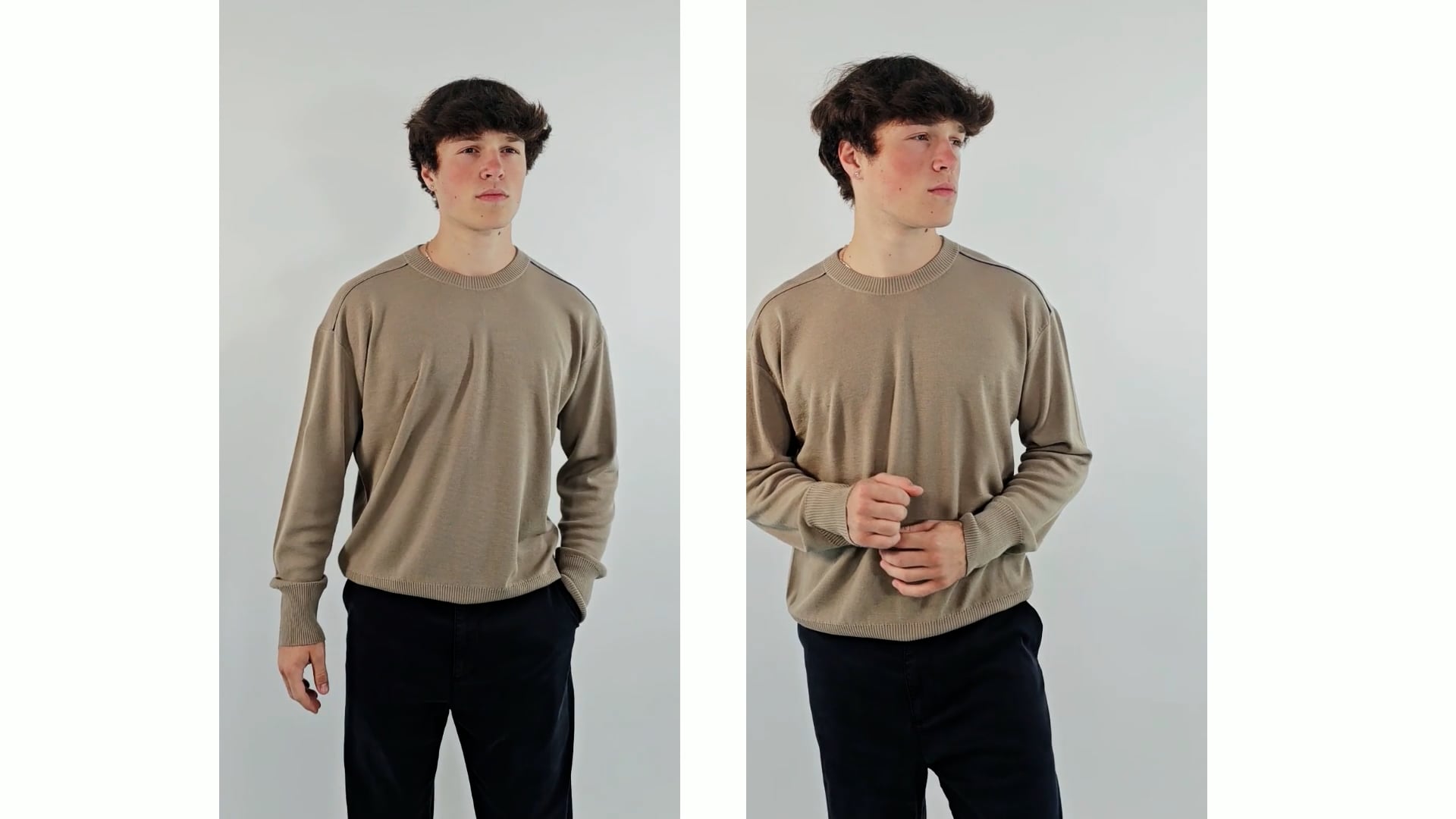 バーバリー　トレーナー Burberry Crewneck Wool Jumper, Size Large 8077560 - Clothing