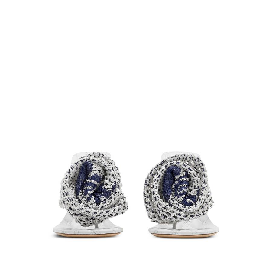 Burberry Crochet Rose 105mm Heeled Sandals