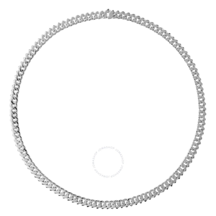 Burberry Cuban Chain Thorn Detail Necklace