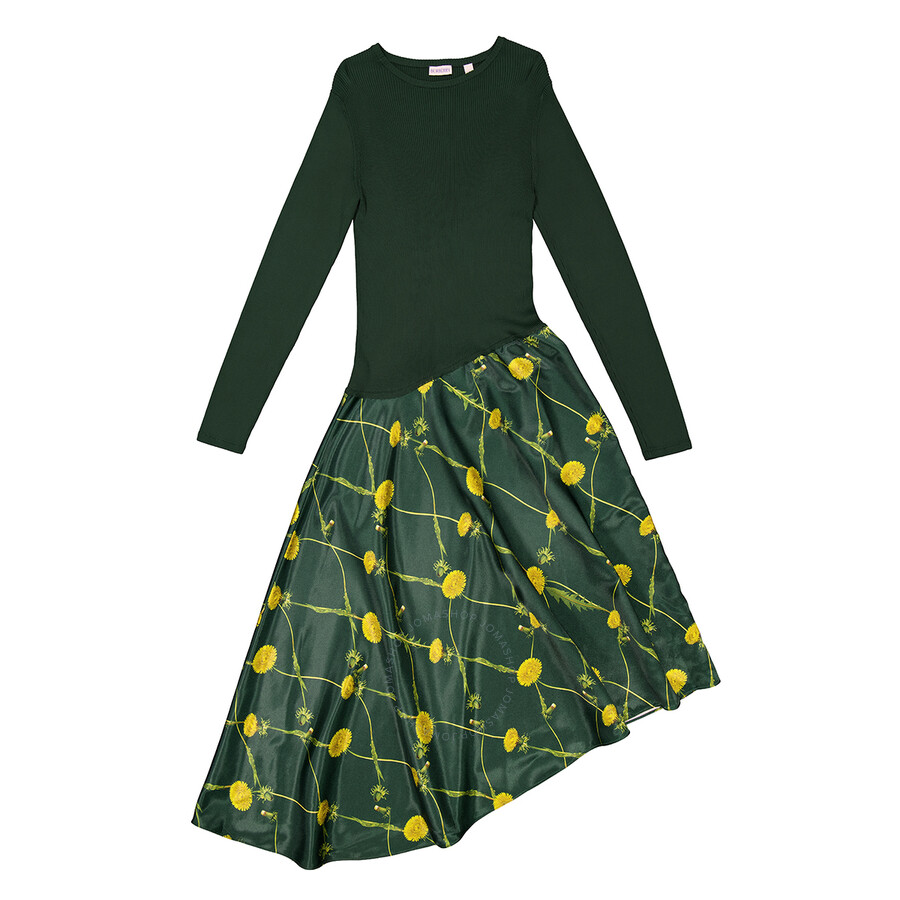 Burberry Dandelion Asymmetric-skirt Dress