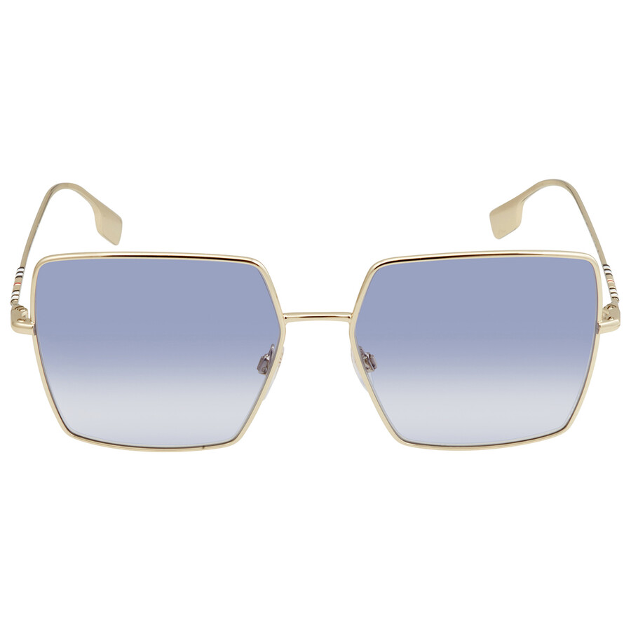 Burberry Daphne Clear Gradient Light Blue Square Ladies Sunglasses Be3133 110919 58 In Multi