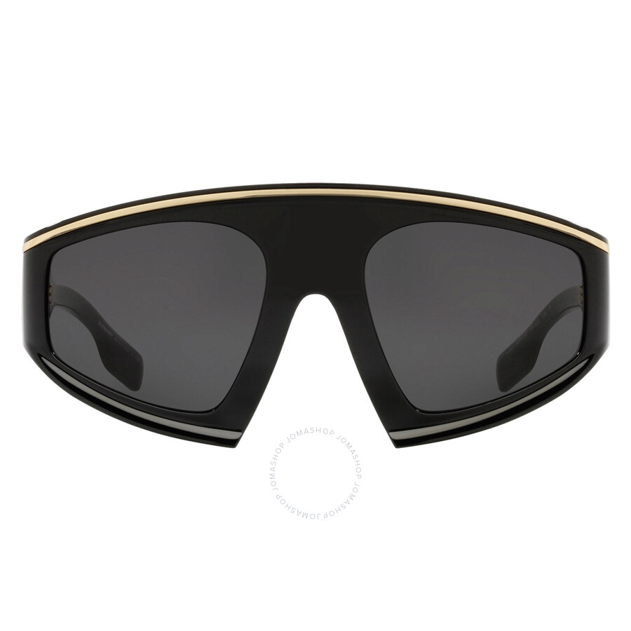 Burberry Dark Gray Irregular Ladies Sunglasses Be4353 300187 56 In Grey/red