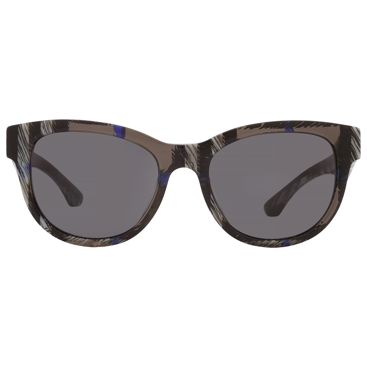 Burberry 0be4432u Check Round Sunglasses In Dark Green  display picture 3