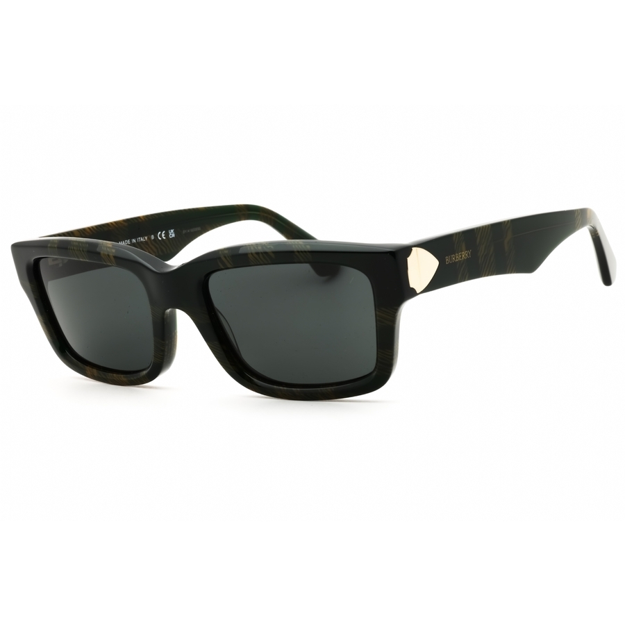 NWT‎ Burberry BE4443F 4225/87 Check Green Rectangle Sunglasses Made in Italy Burberry green sunglasses - Gem main image 4