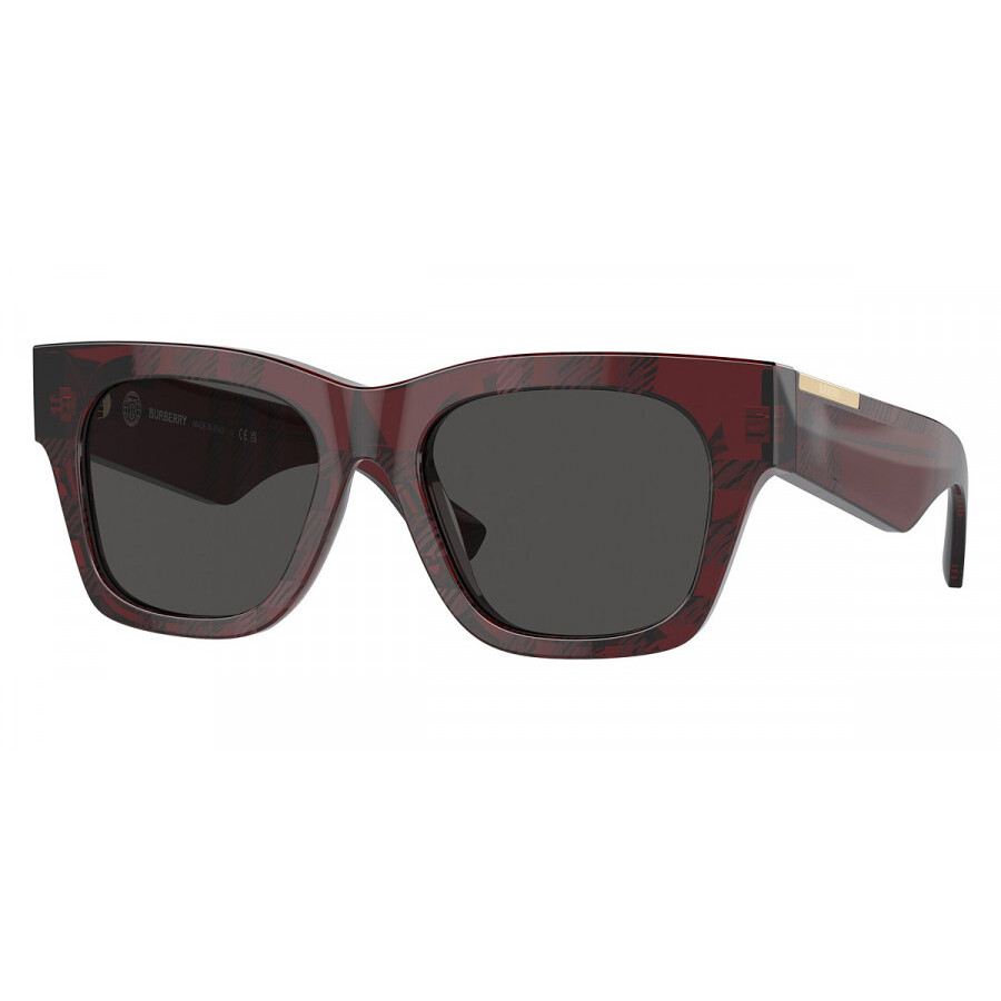 Burberry Dark Grey Square Ladies Sunglasses Be4424f 411587 52