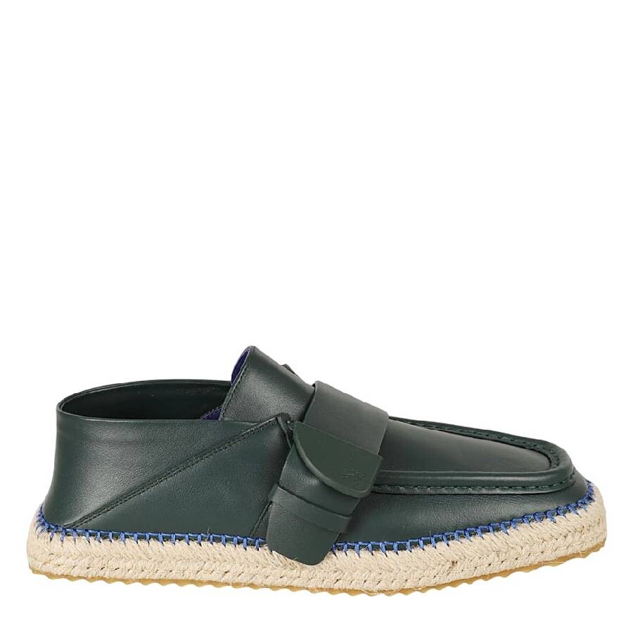 Burberry Deck Low Top Leather Espadrilles, Brand Size 40