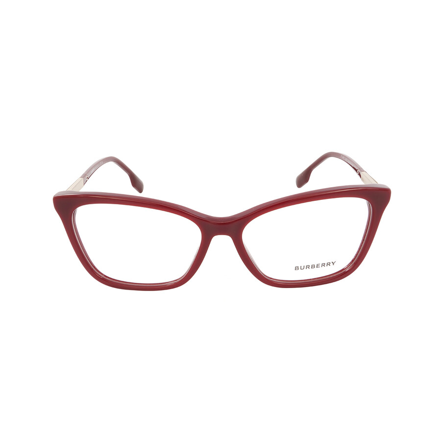 Shop Burberry Sally Demo Cat Eye Ladies Eyeglasses Be2348 3403 55 In Bordeaux