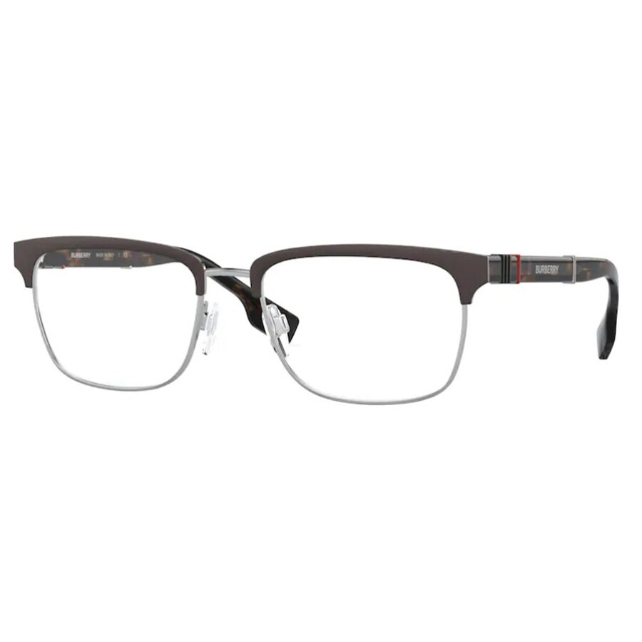 Burberry Alba Demo Rectangular Men's Eyeglasses Be1348 1307 55