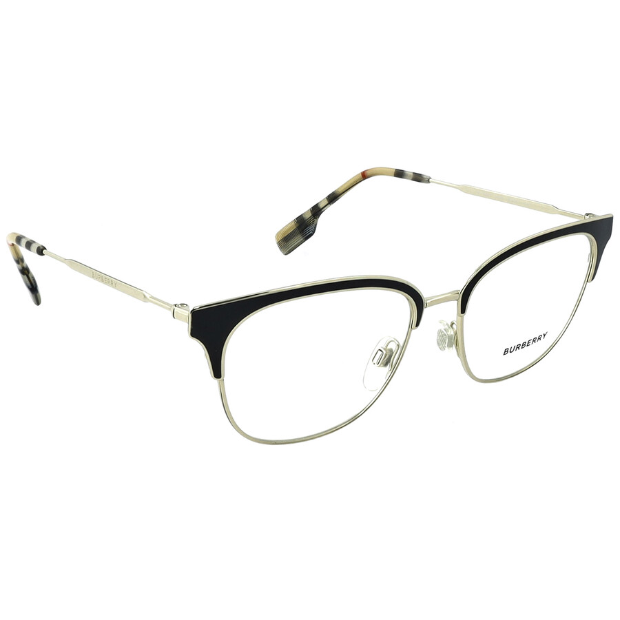 Burberry Demo Square Ladies Eyeglasses Be1334 1109 52 In Red