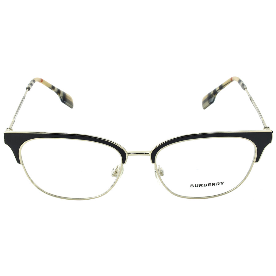 Burberry Demo Square Ladies Eyeglasses Be1334 1109 52 In Red
