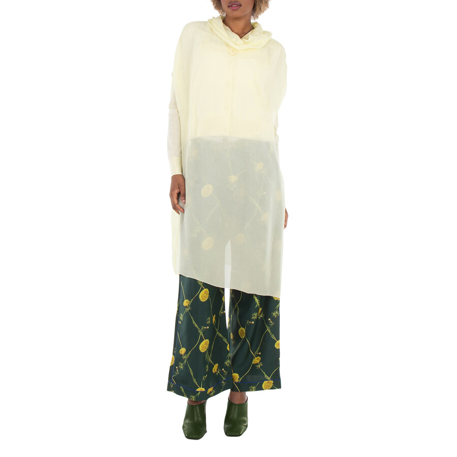 Drawstring Hood Silk Dress