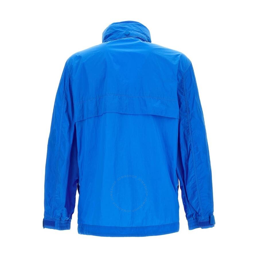 Burberry Ekd Applique Nylon Lightweight Jacket In Blue