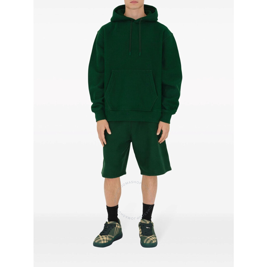 Burberry Ekd Drawstring Cotton Hoodie