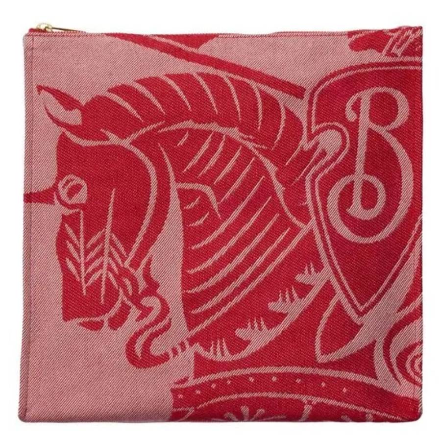 Burberry EKD Embroidered Canvas Pouch 8082221 5045705064402