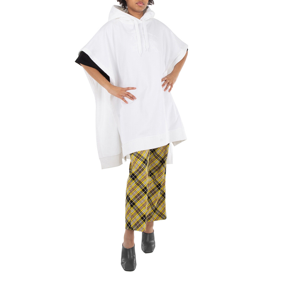 EKD Motif Cotton Jacquard Poncho