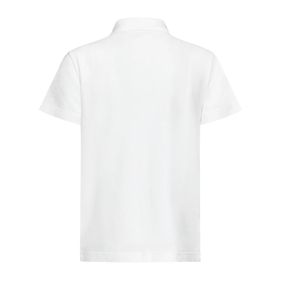Burberry Chalk Pique Ekd Polo Shirt