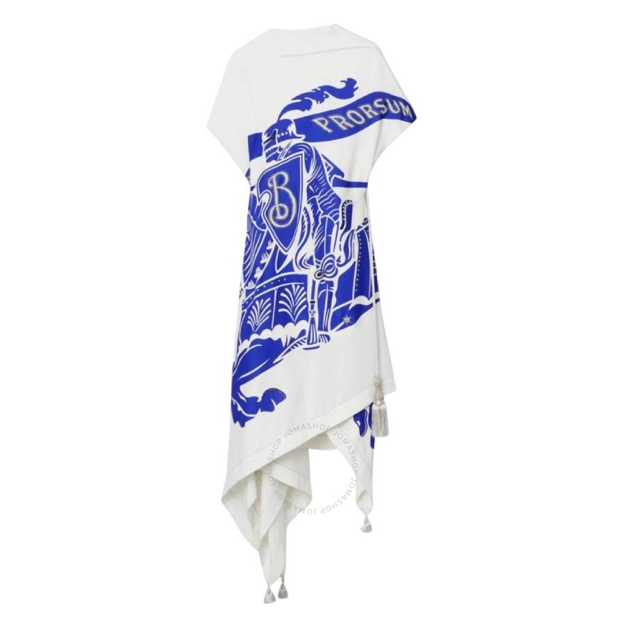 Burberry Ekd Print Viscose Flag Dress