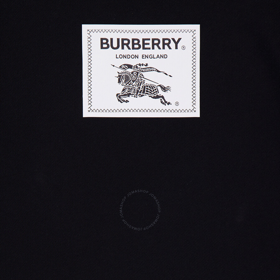 Burberry Ekd Prorsum Label Cotton Sweatshirt In Black