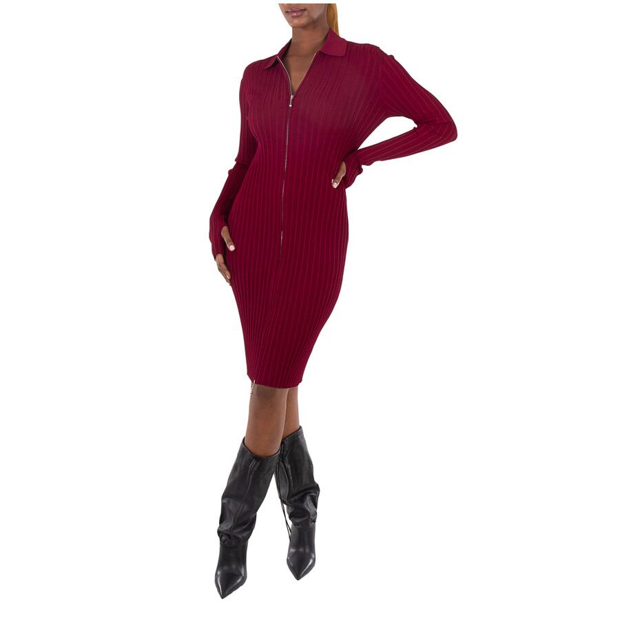 EKD Ribbed- Knitted Long Sleeve Dress