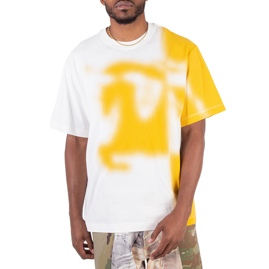 Ekd Two-Tone Crew Neck Cotton T-Shirt
