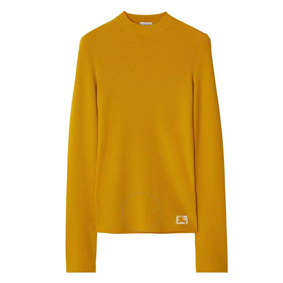 Burberry Crew Neck Wool Blend Pullover