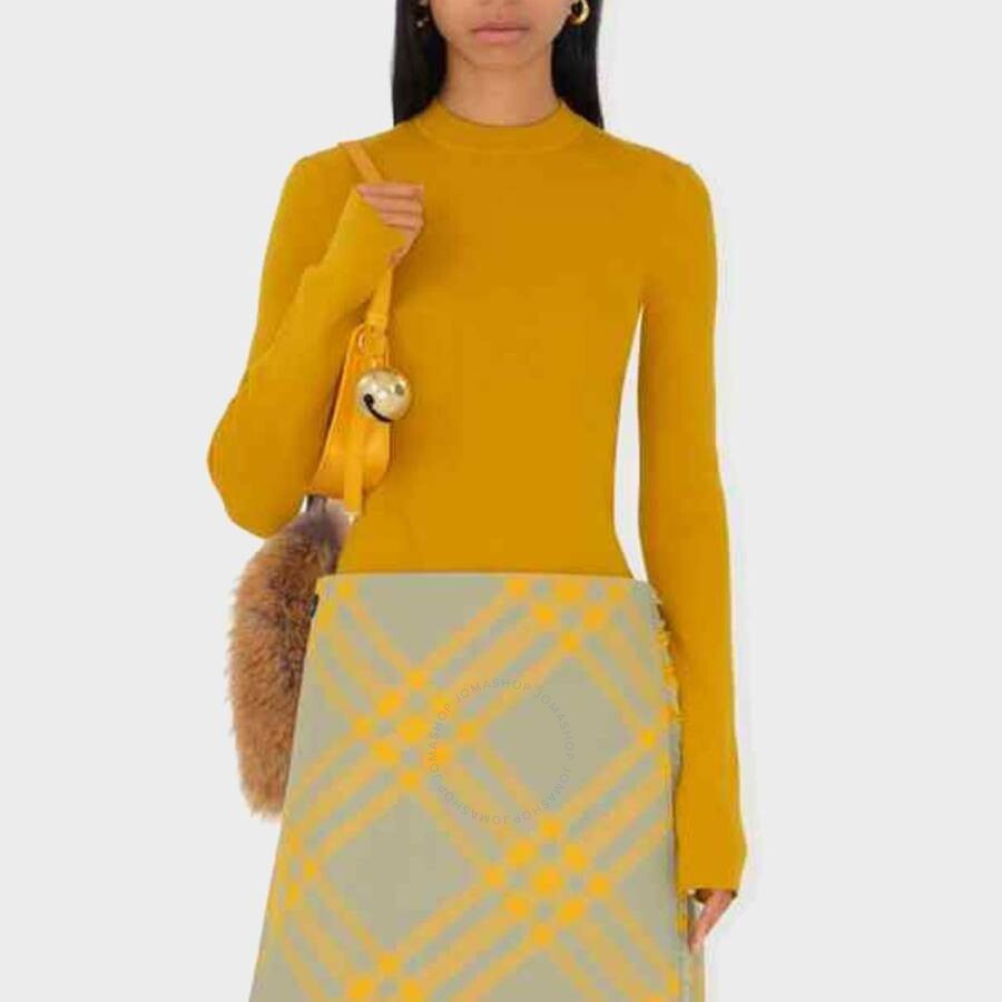 Burberry Crew Neck Wool Blend Pullover