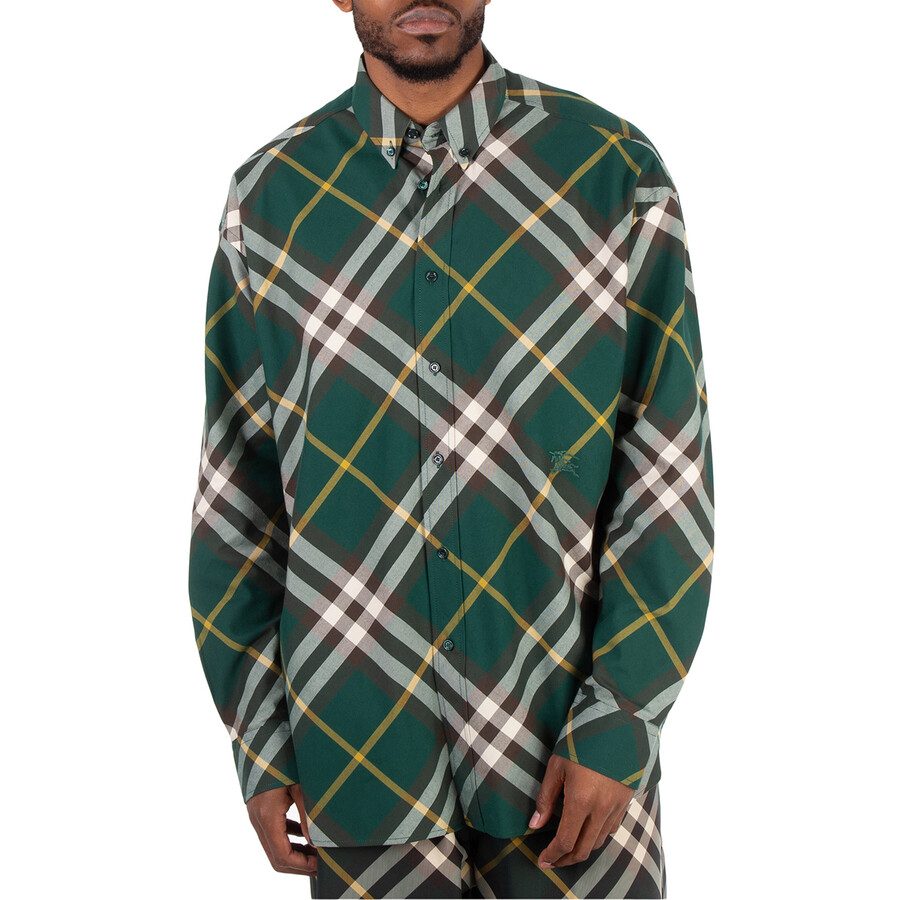 Ekd-Embroidered Check Cotton Shirt