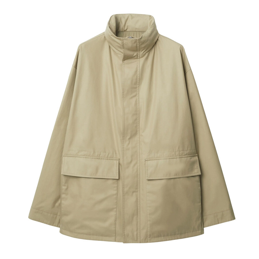 Burberry Ekd-embroidered Cotton Parka