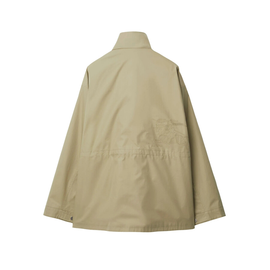 Burberry Ekd-embroidered Cotton Parka
