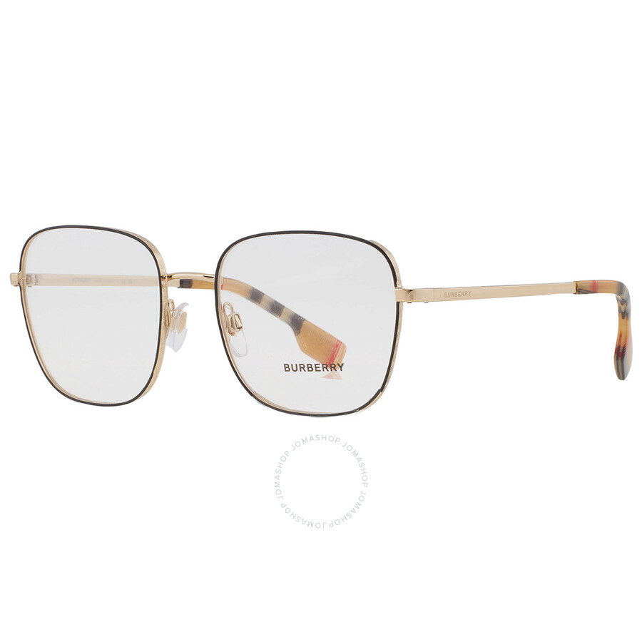 Burberry Elliott Demo Square Ladies Eyeglasses Be1347 1109 54 In Red