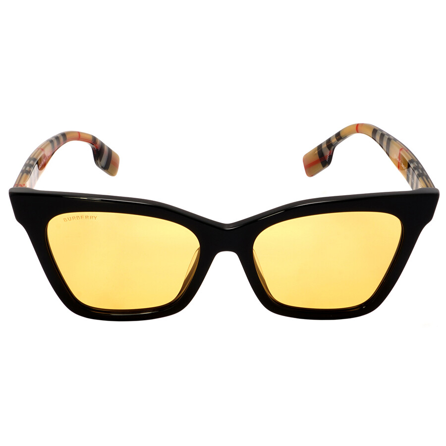 Burberry Elsa Dark Orange Cat Eye Ladies Sunglasses BE4346F 394274 55