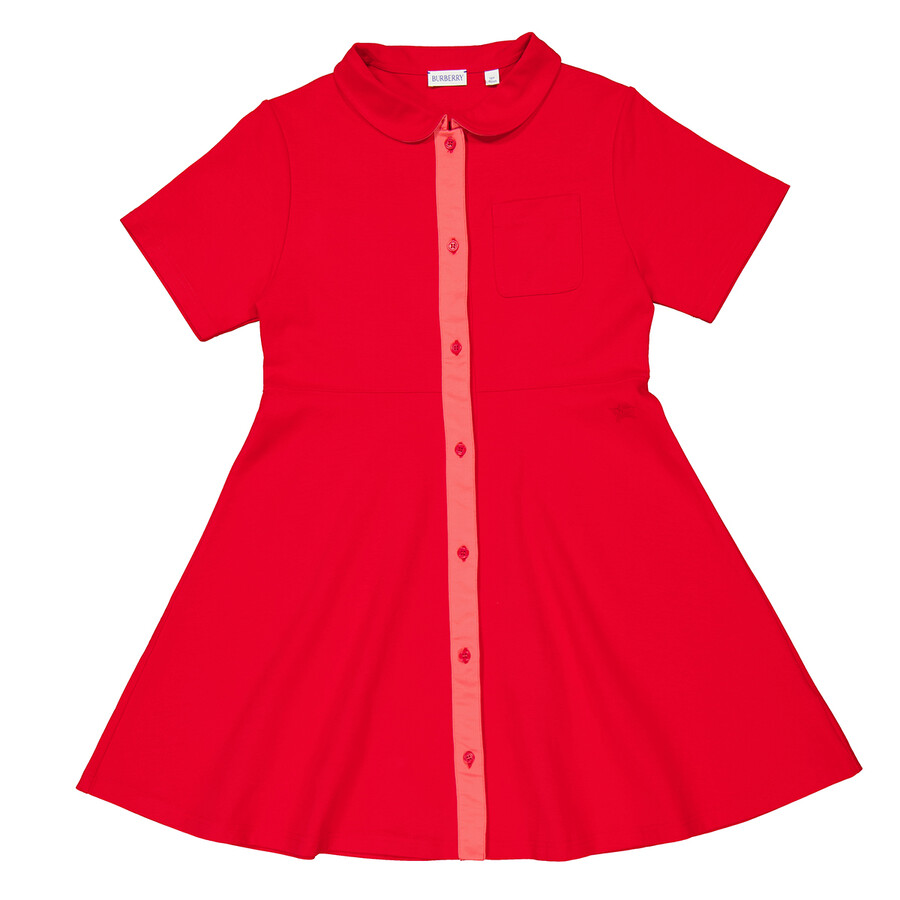Embroidered Logo Cotton Dress